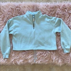 American Eagle Crop Hoodie